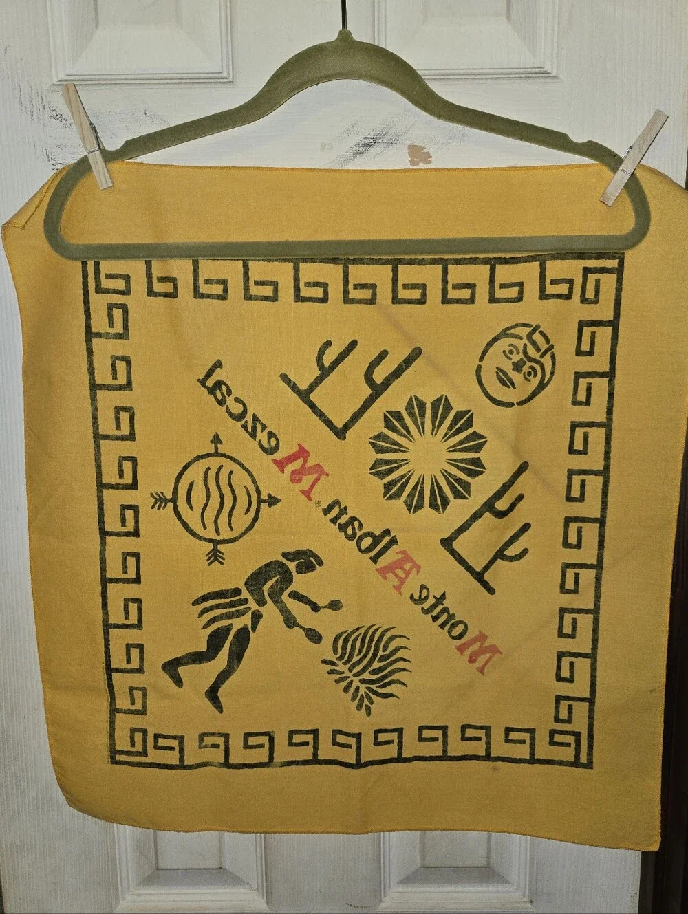 Vintage Monte Alban Mezcal Tequila Bandana